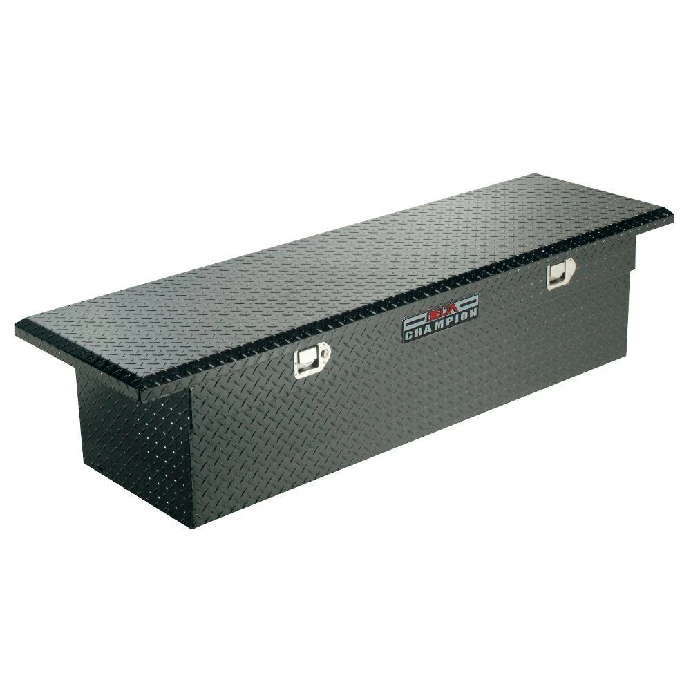 Low-profile Full Size Black Aluminum Truck Tool Box With Gear Lock