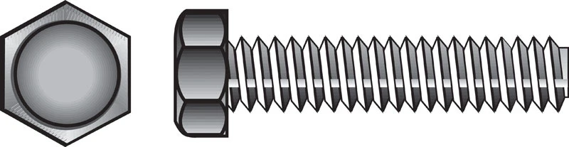 Hillman 3/8 in. Dia. x 3 in. L Zinc Plated Steel Hex Tap Bolt 50 pk