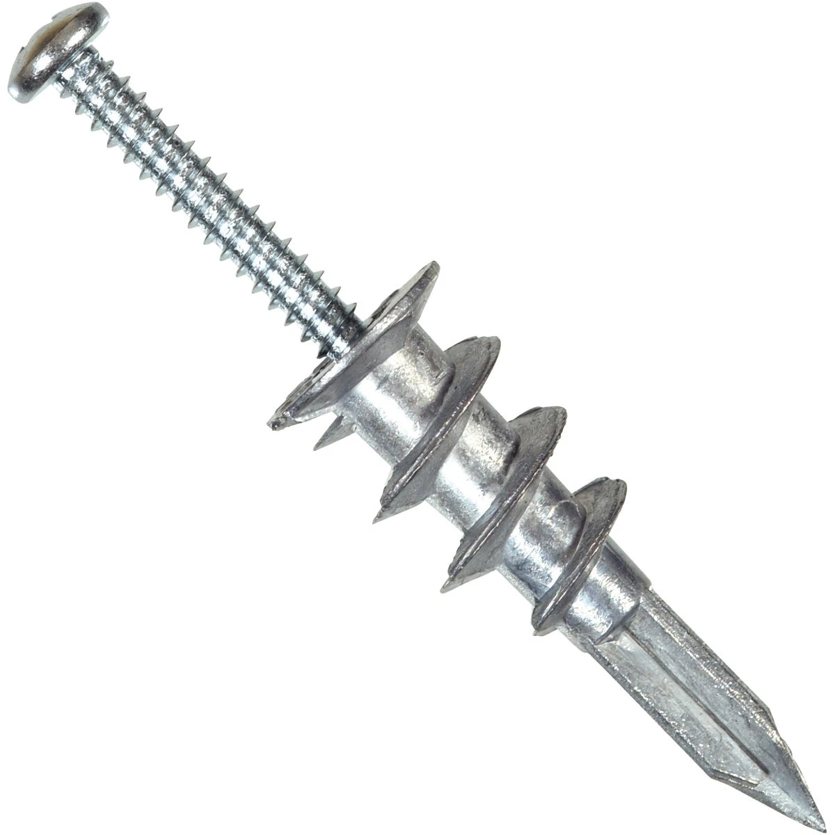 #8 Zinc Pan Head Self-drilling Wallboard Anchors 2 Ct. With Screws, Model 5089