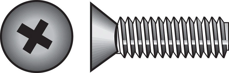 Hillman #8 32 tpi 1-1/2 In. Flat Head Machine Screw (100 Ct.)