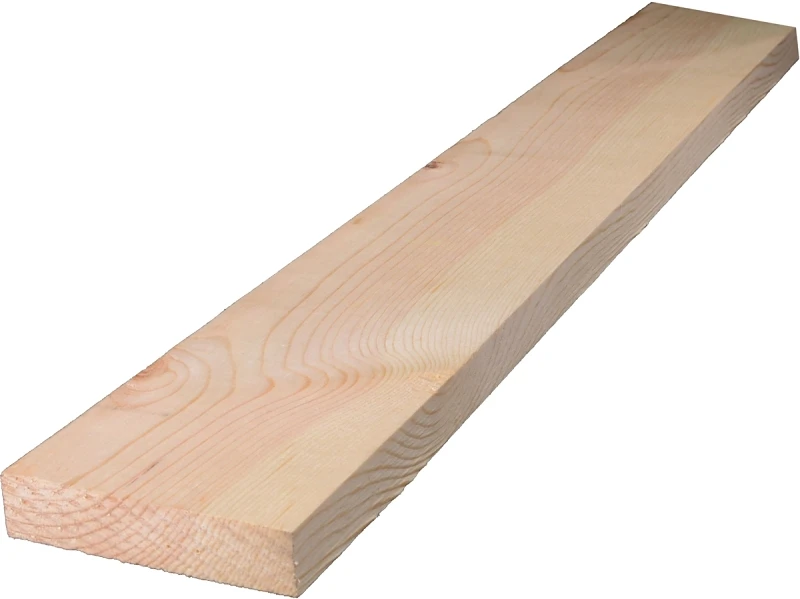 1 In. X 4 In. W X 8 Ft. L Pine Board #2/btr Premium Grade
