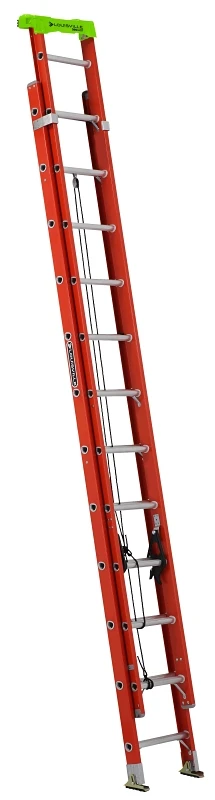 24-foot Fiberglass Extension Ladder, Type 1a, 300-pound Load Capacity, Model L-3022-24pt