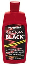 Mothers Back To Black Trim Restorer 8 Oz - Exterior Bumper Care