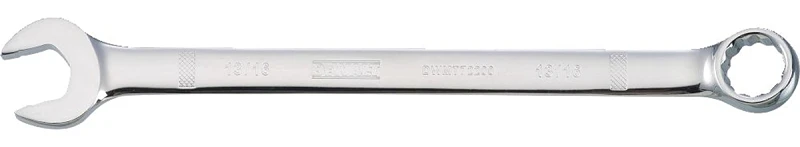 Sae Combination Wrench, Long-panel Design, 13/16 Inch
