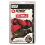 2-Pack 6-Ft. Cycle Ratchet Tie-Downs