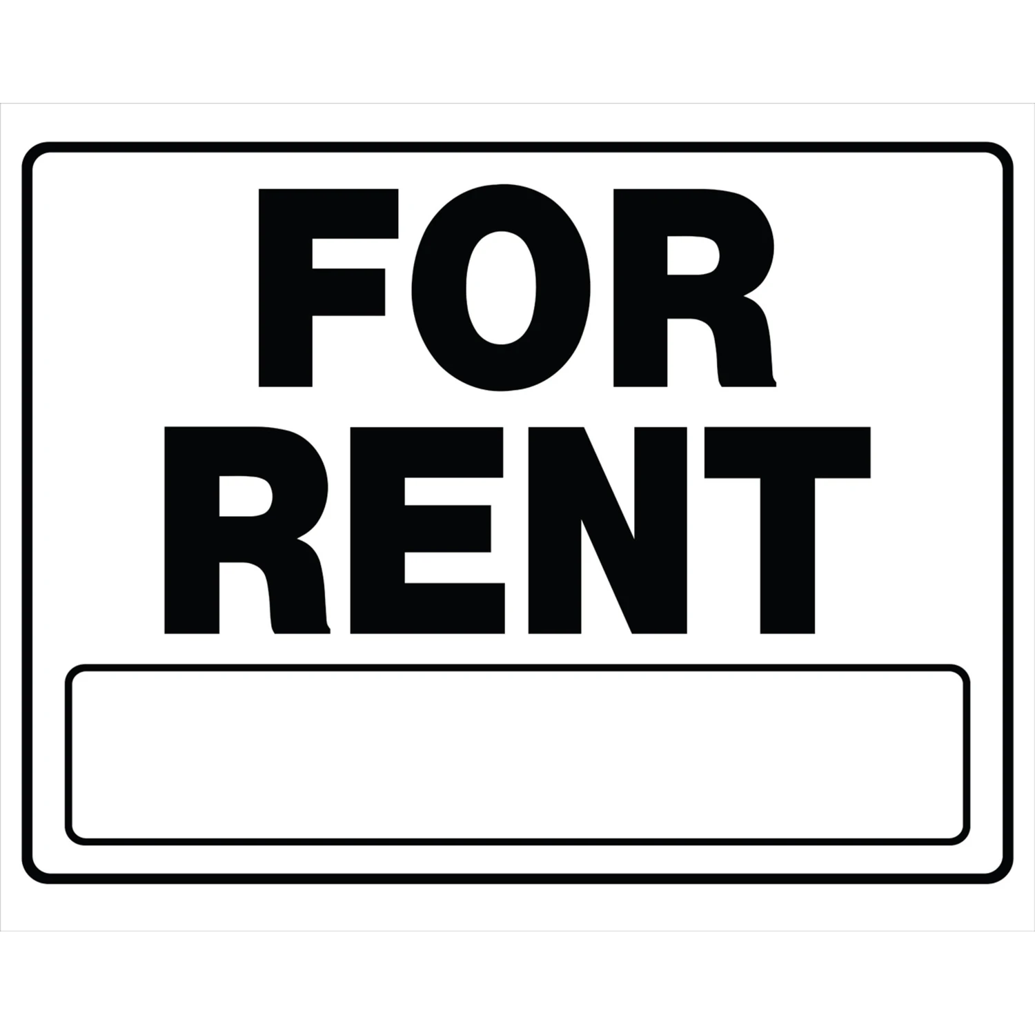 House for Rent Sign, 20 Inch by 24 Inch, Durable Weather-Resistant Material