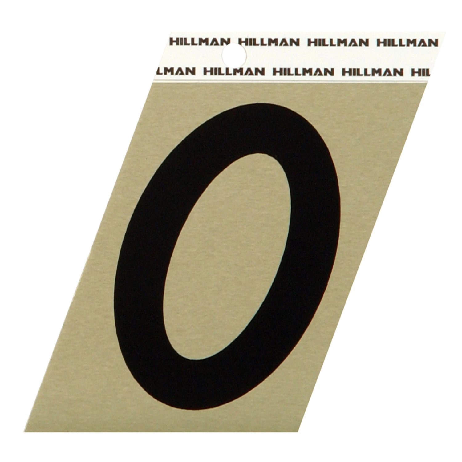 Hillman Sign Center 3.5-in Reflective Black House Number