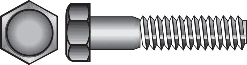 Hillman 5/16-18 in. Dia. x 2 in. L Stainless Steel Hex Head Cap Screw 100 pk