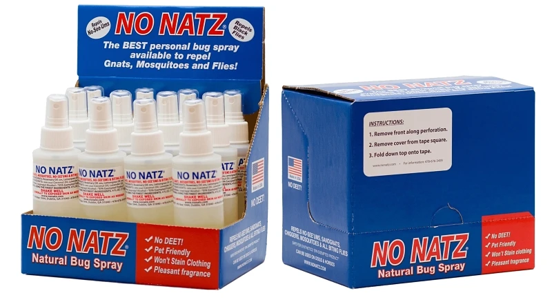 No Natz Organic Insect Repellent Liquid For Variety of Insects 2 oz