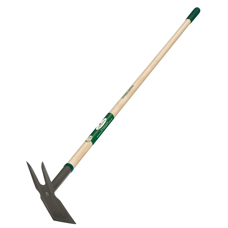 Landscapers Select Garden Hoes 2 Prong Wood Handle