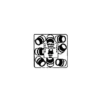 30405CP 0.5 in. Schedule 40 Pressure Male Adapter&#44; Pack 10