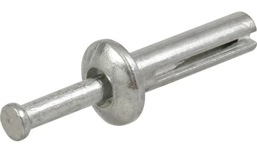 HILLMAN 1/4 in. D X 1-1/2 in. L Zinc Round Head Hammer Drive Anchor 12 pk