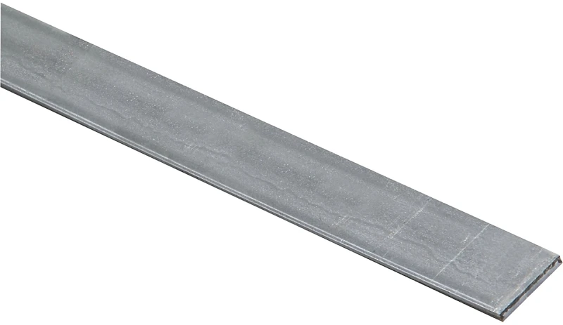 Solid Galvanized Steel Flat Bar, 0.75 Inch by 72 Inch Length