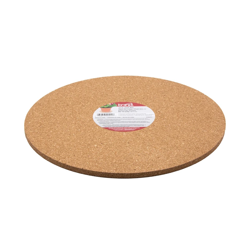 Bond 0.28 in. H X 12.8 in. W X 12 in. D Cork Planter Mat Brown
