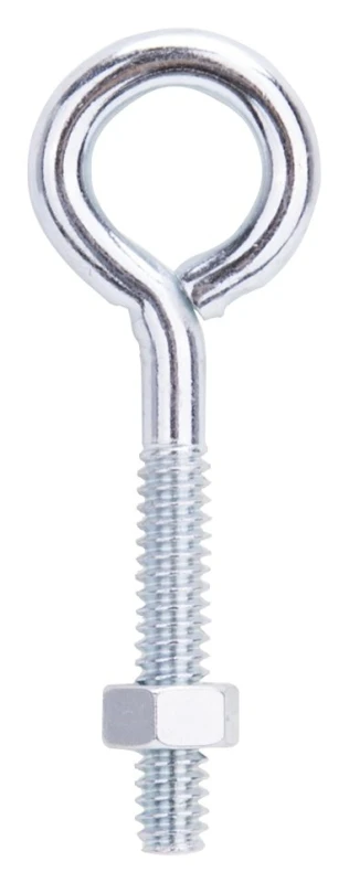 3/16X2 Zinc Eye Bolt W/Nuts - Pack of 20