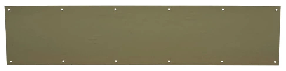 6 In. H X 30 In. L Bright Brass Kickplate For Doors