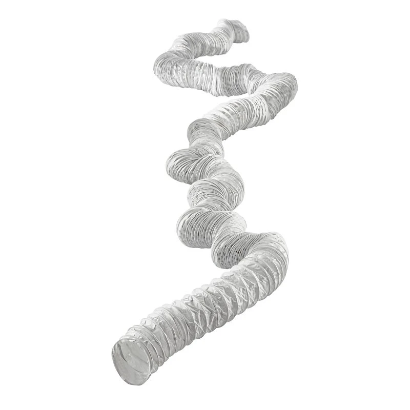 Flexible Vinyl Hose, White, 3 In. x 50 Ft.