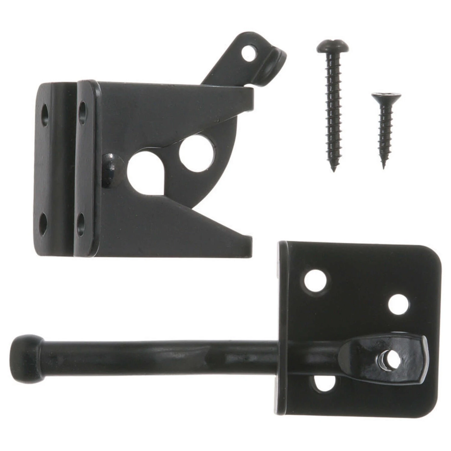 GATE LATCH ADJ IN 4"BLK