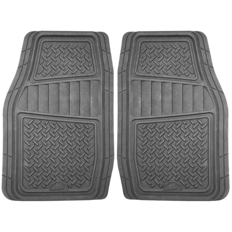 Floor Mats, Truck/SUV, Gray, 2-Pc.