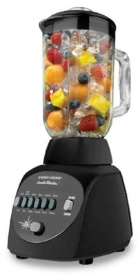 Crush Master 10-speed Blender With 42-ounce Glass Jar - Black