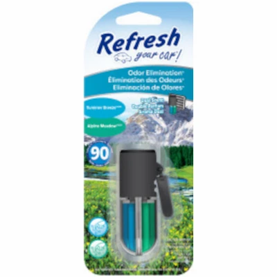Dual Scent Mini Oil Wick Air Freshener, Alpine Meadow/Summer Breeze, 1 Count