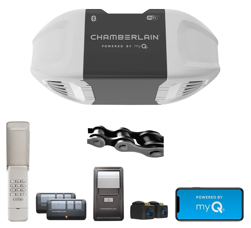 C2405 1/2 Hp Smartphone-controlled Chain Drive Garage Door Opener With Wifi
