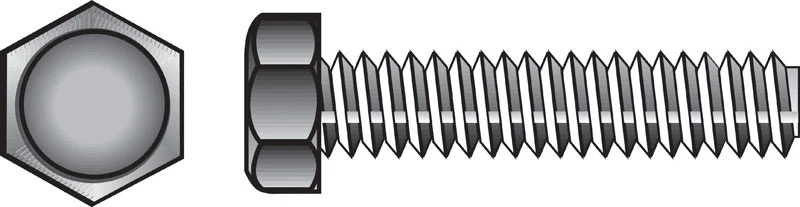 Hillman 1/2 in. Dia. x 2 in. L Zinc Plated Steel Hex Tap Bolt 50 pk