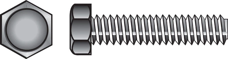 Hillman 3/8 in. Dia. x 6 in. L Zinc Plated Steel Hex Tap Bolt 50 pk