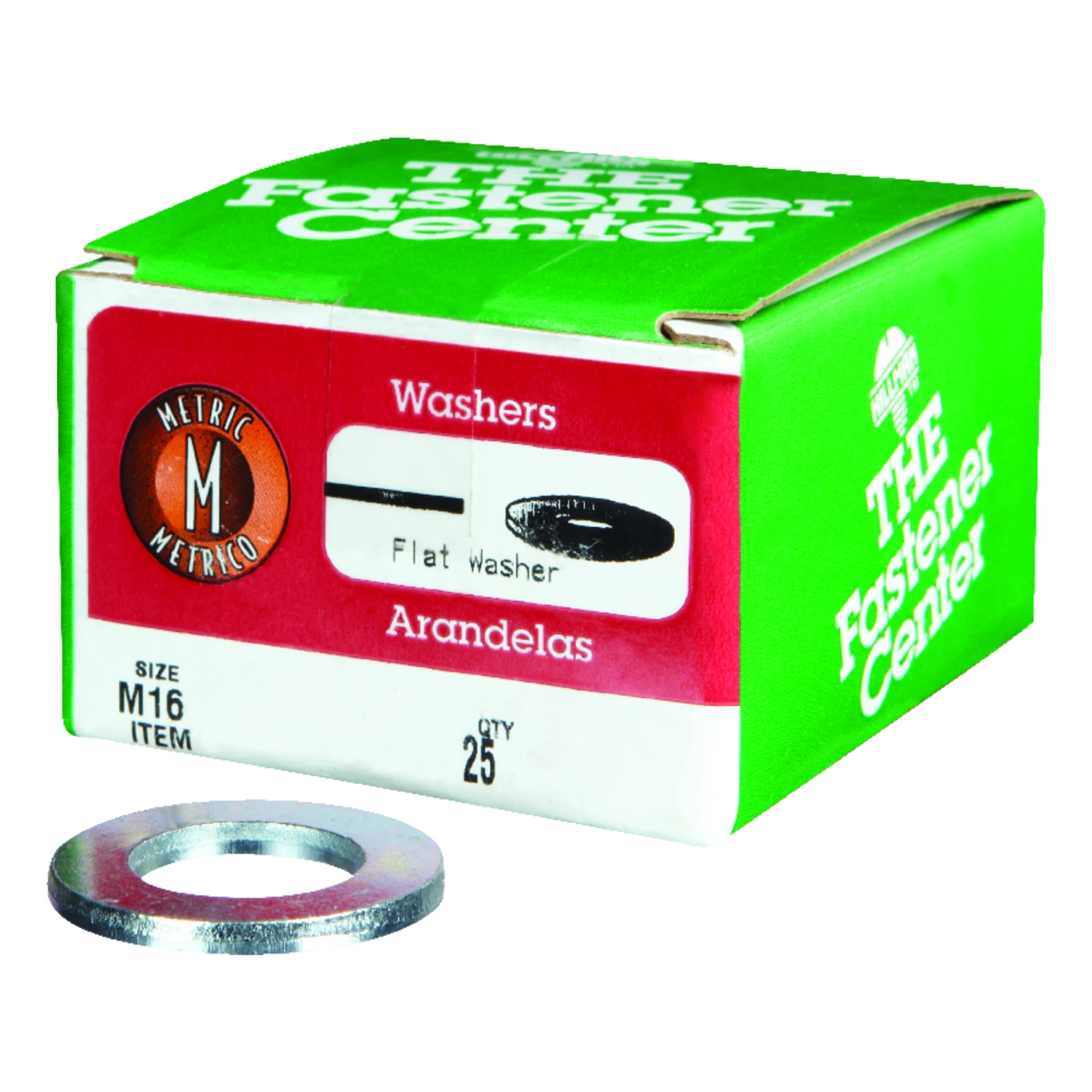 Hillman Zinc-Plated Steel M16 mm Flat Washer 25 pk Hillman Zinc-Plated Steel M16 mm Flat Washer 25 pk