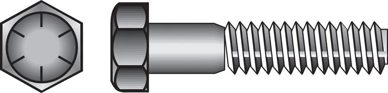 Hillman 5/16 in. D X 3 in. L Heat Treated Steel Hex Head Cap Screw 100 pk Hillman 5/16 in. D X 3 in. L Heat Treated Steel Hex Head Cap Screw 100 pk