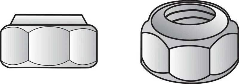 Hillman 3/8 in. Zinc-Plated Steel SAE Nylon Lock Nut 100 pk Hillman 3/8 in. Zinc-Plated Steel SAE Nylon Lock Nut 100 pk