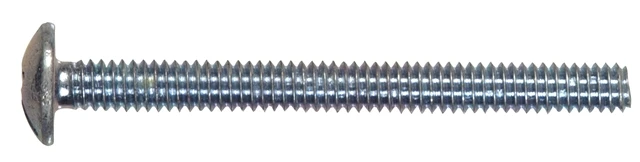 Hillman No. 10-24 in. x 3/4 in. L Combination Truss Head Zinc-Plated Steel Machine Screws 100