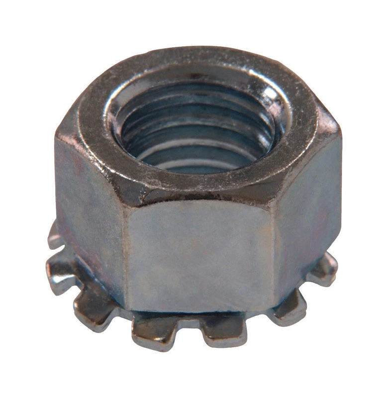 Hillman Zinc-Plated Steel SAE Screw Nut 100 pk Hillman Zinc-Plated Steel SAE Screw Nut 100 pk