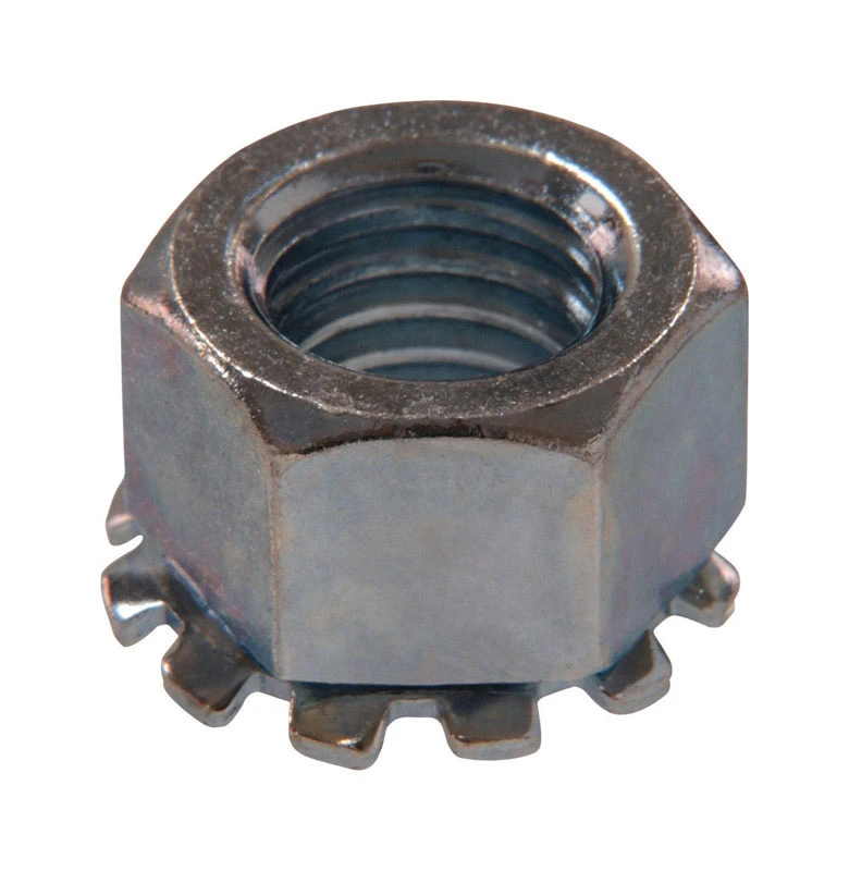 HILLMAN 6/32 in. Zinc-Plated Steel SAE Keps Lock Nut 1 pk