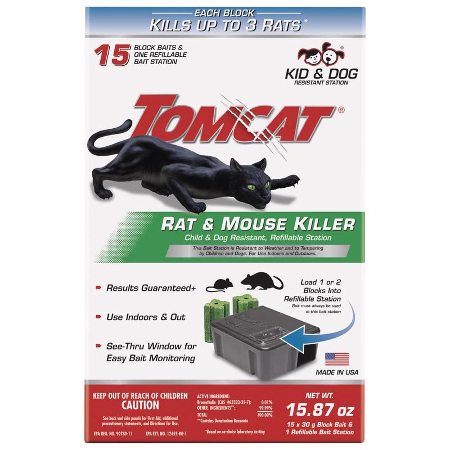 RAT BAIT STATION REFILLABLE T1