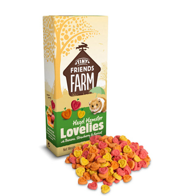 Hazel Hamster Lovelies Treats With Banana, Strawberry & Apricot, 4.2 Oz.