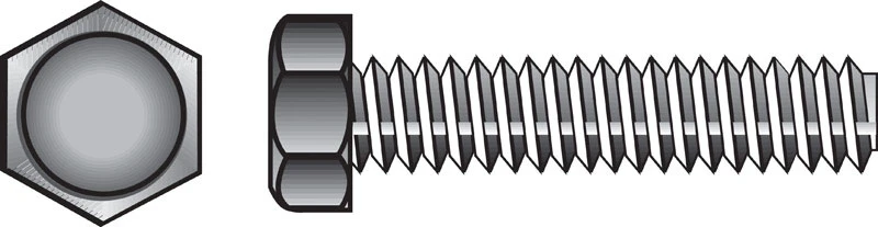 Hillman 1/4 in. D X 4 in. L Zinc Plated Steel Hex Tap Bolt 100 pk Hillman 1/4 in. D X 4 in. L Zinc Plated Steel Hex Tap Bolt 100 pk