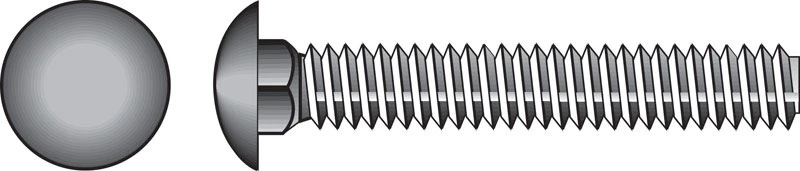 Hillman 5/16 in. Dia. x 2 in. L Stainless Steel Carriage Bolt 50 pk