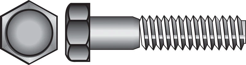 Hillman 7/16 in. Dia. x 3-1/2 in. L Zinc Plated Steel Hex Bolt 50 pk