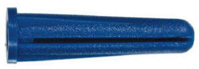 HILLMAN .138 in. D X 3/4 in. L Plastic Flat Head Conical Anchor 80 pk
