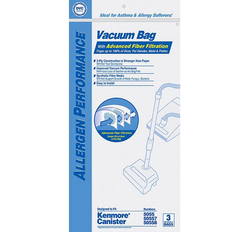 Vacuum Cleaner Bags, Q & C Style, 3-Pk.