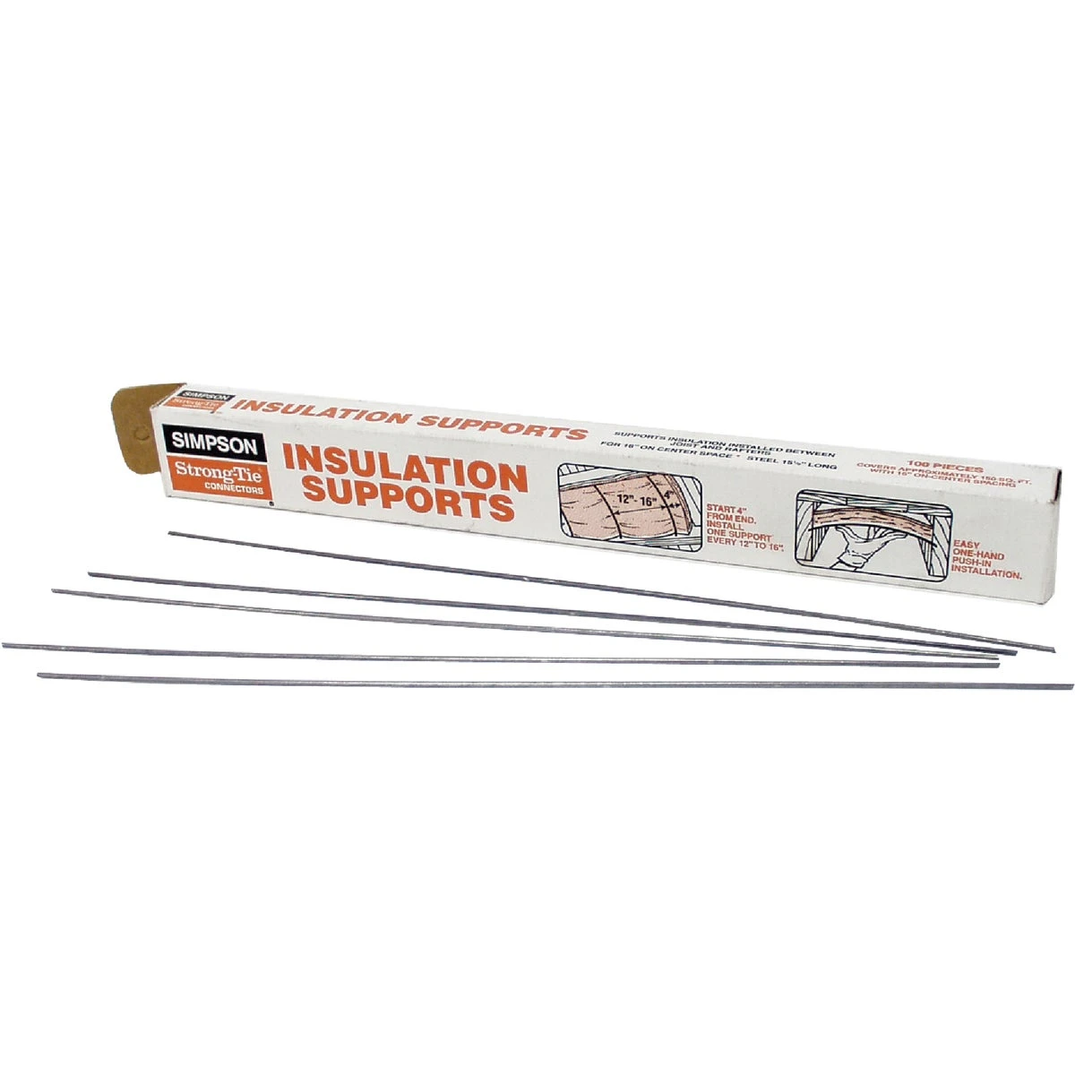 Simpson Strong-Tie 15.5 in. H X 0.08 in. W 14 Ga. Steel Insulation Support
