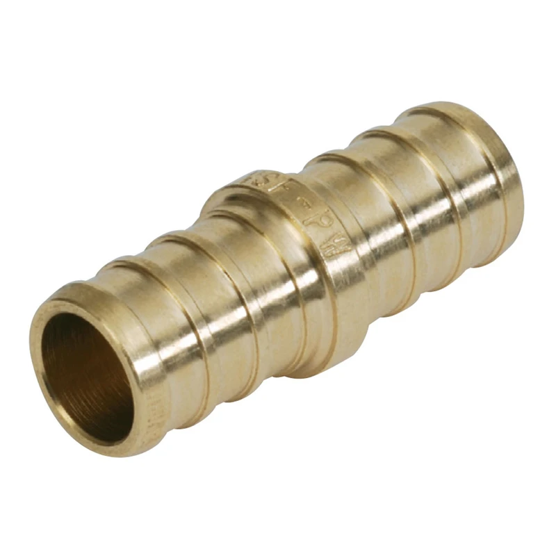 Insert Pipe Coupling, Lead Free, 1/2 In. Brass Barb
