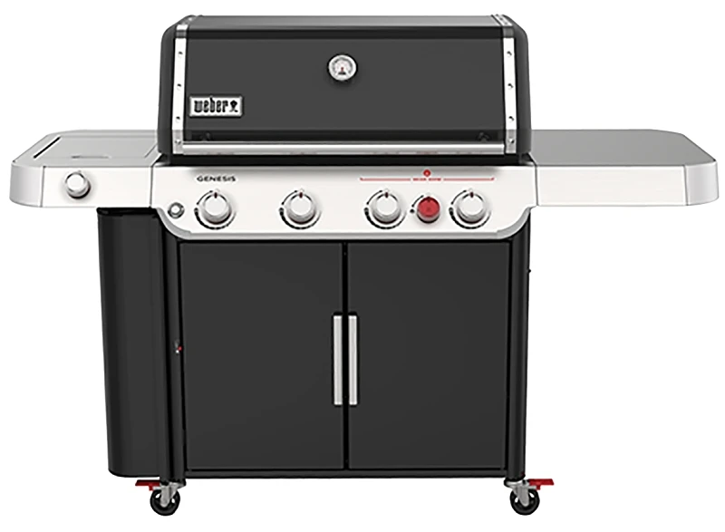 Genesis E-435 Lp Gas Grill, 48,000 Btu, 4-burner, Black