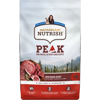 Peak Open Prairie Recipe Dry Dog Food, Beef, Venison & Lamb, 23 Lb.