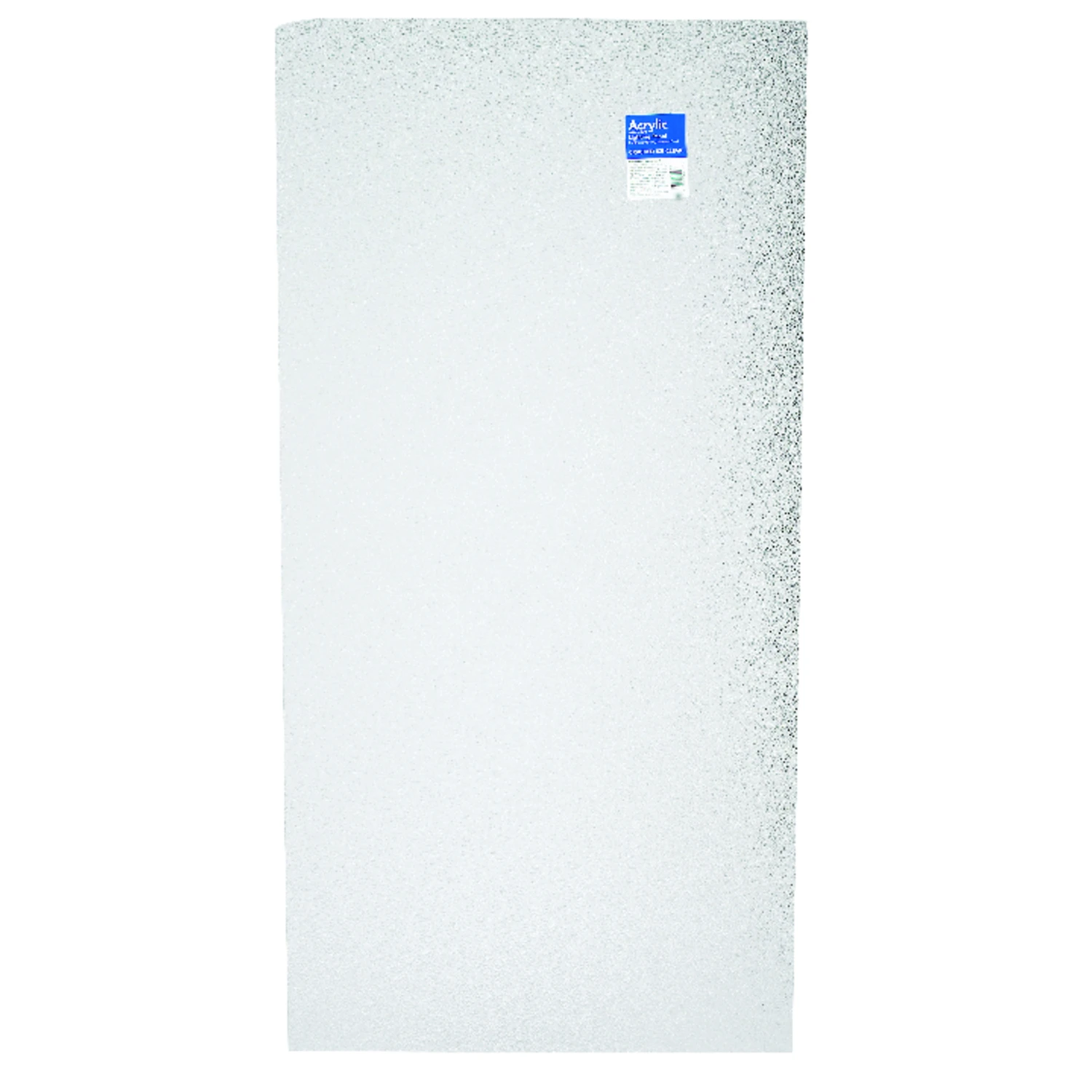 Plaskolite 2 Ft. x 4 Ft. Cracked Ice Clear Acrylic Light Panel