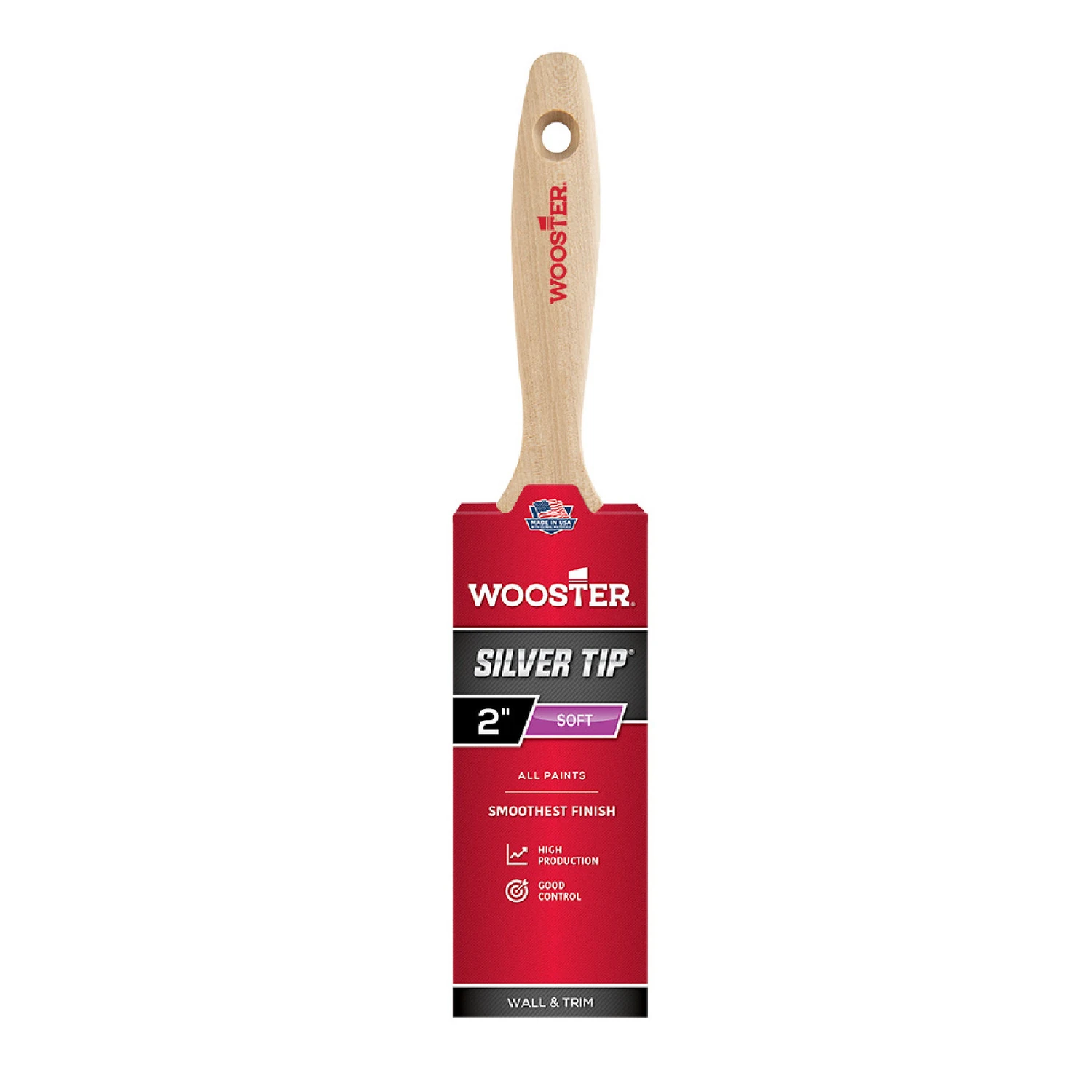 Silver Tip 2 In. Flat Varnish And Paint Brush - Model 5222-2
