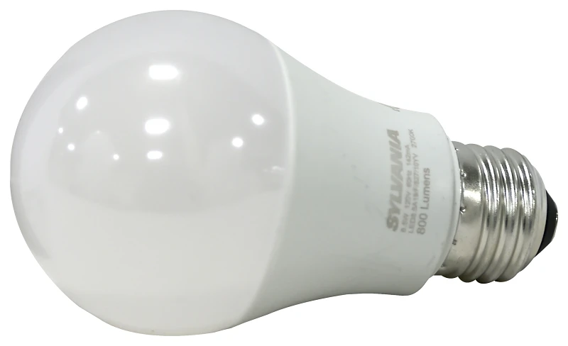 Osram Sylvania 3553383 Contractor Series LED Lamp for A19 8.5 watts 2700K 80 Cri Medium Base 120 volts & Frosted - 4 per Box