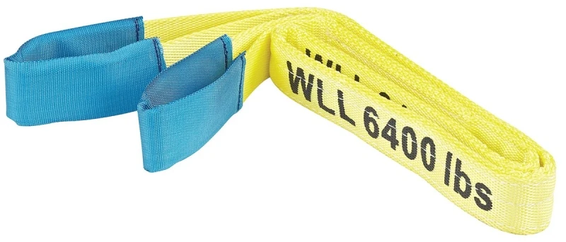 Fh4019 Heavy-duty Polyester Lifting Sling, 2" X 6' For Pulling And Lifting