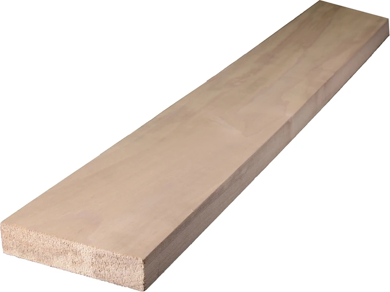 WH-1X4X4 Hardwood Board White - 1 x 4 x 4